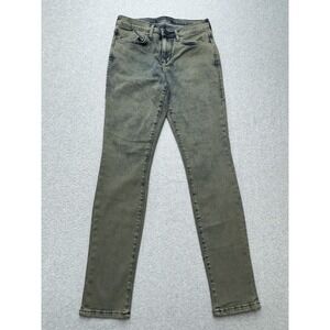 Rock & Republic Berlin Jeans Womens‎ 6 Skinny Stretch Denim Medium Gray Skull